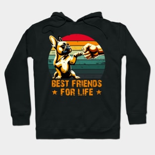 French Bulldog Frenchie Friends Hoodie